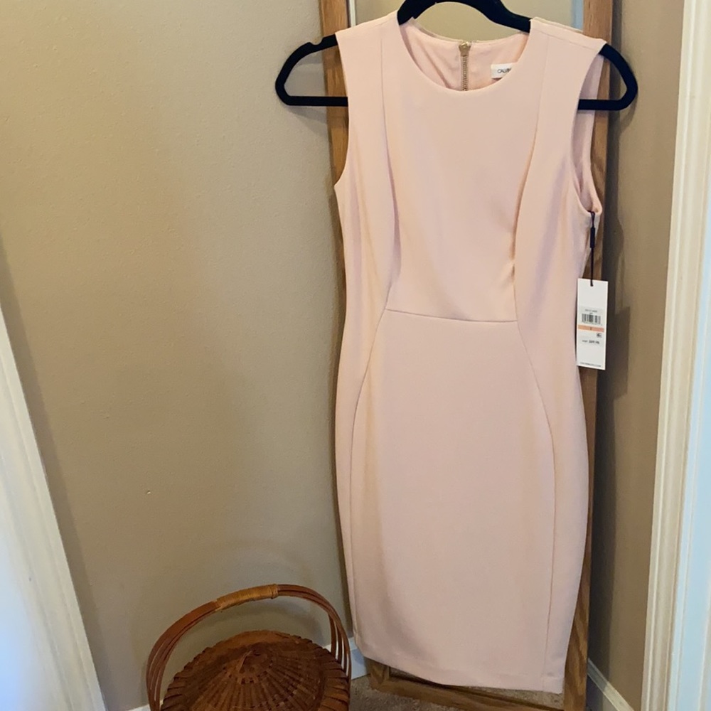 Calvin Klein midi work dress